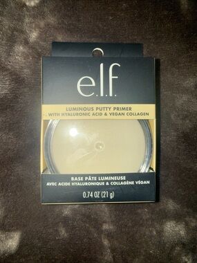 e.l.f. Luminous Putty Primer - Black and Yellow Packaging
